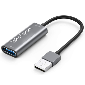 Зовнішня відеокарта відеозахоплення HDMI в USB для запису відео з екрана комп'ютера та стрімінгу OEM VCC02, для ноутбука, ПК