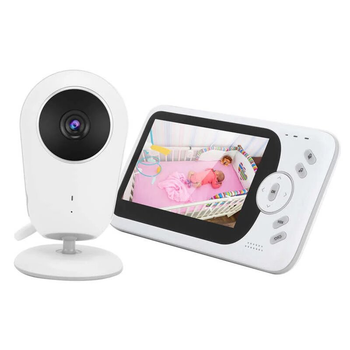 Цифровая беспроводная видеоняня с обратной связью iBaby VB608, датчик температуры, 4,3" монитор