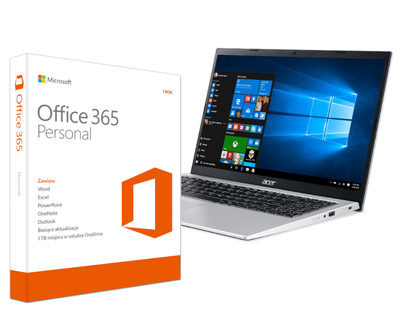 Ноутбук Acer Aspire 1 A115-32 15.6" N6000/8GB/64GB+256GB/W10S + Office365 (NX.A6WEP.002-8-256)