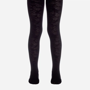Детские колготки 4-5 лет 50 ден для девочек Conte Rosanna 104-110 см Nero (4810226211748)