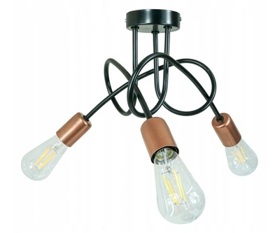 Люстра Ferline 3 Black&Brass
