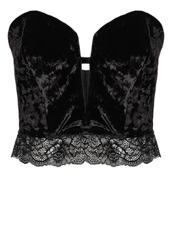 Оксамитовий короткий топ Intimissimi L I002429