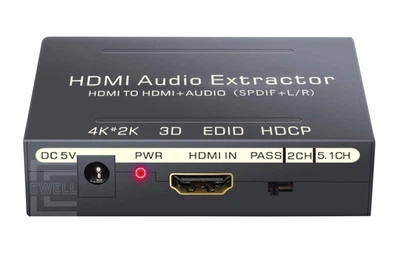 Конвертер Ewell HDMI на HDMI 4K 60Hz плюс аудио RCA/SPDF (EW402)