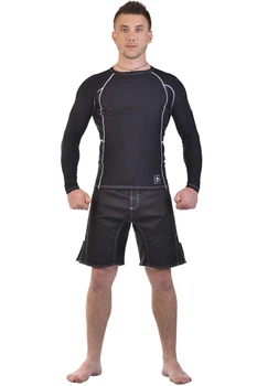 Рашгард MMA Berserk Sport Legacy Long Sleeve Чорний/Білий M