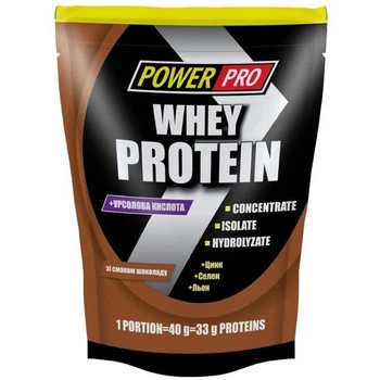 Протеїн POWER PRO Whey Protein 1000 г 25 servings Шоколад