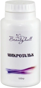 Тальк BeautyHall для шугарінгу та депіляції 100 г (4829329101641)