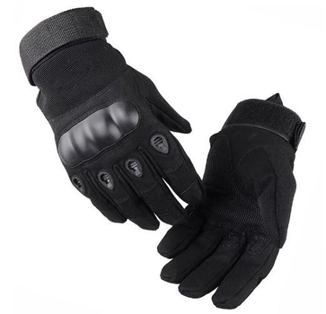 Перчатки тактические черные, с мягкой защитой суставов, розмер XL
