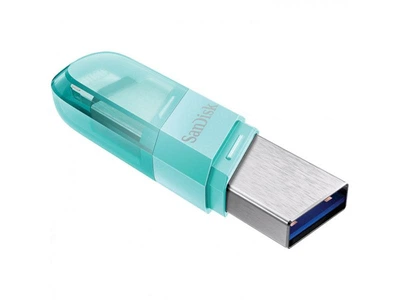 Флеш-накопитель USB3.1 128GB Lightning SanDisk iXpand Flip Ice Mint (SDIX90N-128G-GN6NJ)