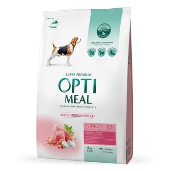 Сухой корм для собак cредних пород Optimeal Adult Medium с индейкой 4 кг (4820083905513)