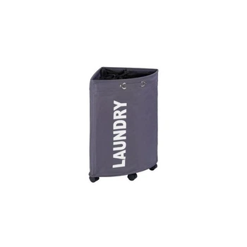 Корзина для белья Wenko Tresco Grey, 50 л, 33 х 60 х 33 см, полиэстер, полипропилен, серый