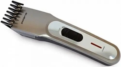 Машинка для стрижки Polaris PHC 0301 Лезвия из нержавеющей стали, ветовой индикатор зарядки батареи, щёточка для чистки