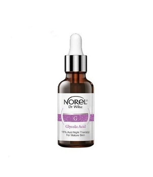 Norel Glycolic Acid – 15% Acid Night Therapy For Mature Skin – на основе высококонцентрированных кислот: гликолева 5%, молочная 5%, фитиновая 5% 30 мл