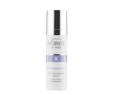 Norel Re-Generation GF - Anti-wrinkle Serum, growth factors - сыворотка против морщин с факторами роста и астаксантином 30 мл