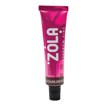 Краска для бровей с коллагеном Eyebrow Tint With Collagen Zola 04 Dark Brown 15ml темно-коричневый