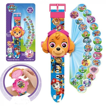 Часы наручные детские с 3d проектором "Щенячий патруль (Paw Patrol)/ Скай (Skye)" 1002-016