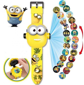 Часы наручные детские с 3d проектором "Миньоны (Minions) / Гадкий я" 1002-018