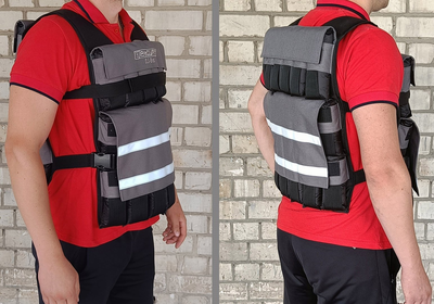 Жилет-утяжелитель EasyFit Armor 0.5÷18 кг наборной R-EF-WTV-180 (56002725)