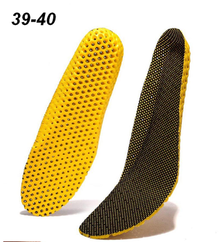 Ортопедические стельки Honeycombs Черно-Желтые