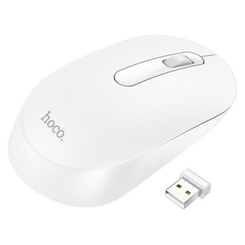Беспроводная мышь HOCO GM14 | 2.4G, 1200dpi | для пк и ноутбуков white