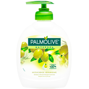 Рідке мило Palmolive Натурель Інтенсивне зволоження Олива і зволожуюче молочко 300 мл (8693495017633)