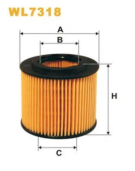 Фільтр оливи Seat Cordoba III, Ibiza IV, Ibiza V, Skoda Fabia, Fabia II, Praktik, Room Wix Filters (WL7318) WIX Filters (WL7318)