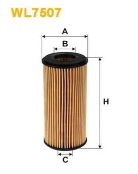 Фильтр масляный Audi, Seat, Skoda, Volkswagen Wix Filters (WL7507) WIX Filters (WL7507)