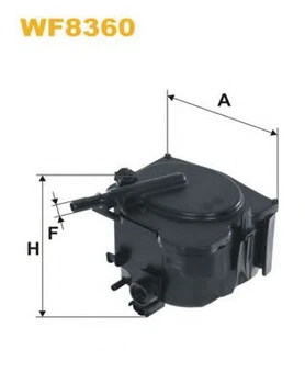 Фильтр топлива WIX FILTERS 974/1 = WF8360 WIX Filters (WF8360)