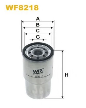 Фільтр палива WIX FILTERS 950 = WF8218 WIX Filters (WF8218)