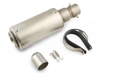 Глушитель тюнинг 325x100mm нержавейка овал серый прямоток akrapovic 118