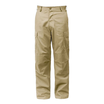 Тактичні штани Rothco Fit Zipper Fly BDU Pants Khaki XL 2000000078229