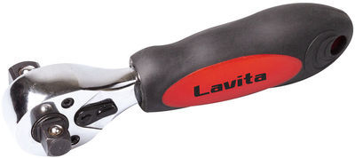 Трещоточный ключ Lavita CRV 1/2" 3/8" 150 мм 72 зуба (LA 151238)