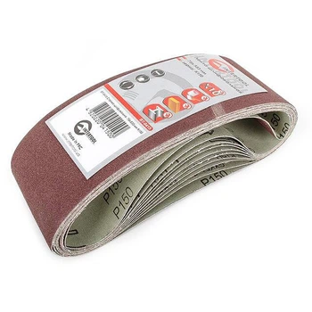 Стрічка шліфувальна 75*533 мм, зерно 150, уп. 10 шт INTERTOOL BT-0415