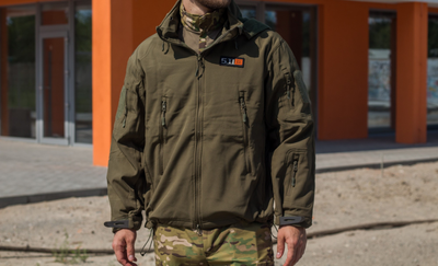 Куртка військова SoftShell 5.11 2XL Олива