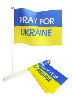 Прапор України на паличці з присоскою. розмір 14*21 см 0076 Martel