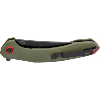 Нож CJRB Gobi Black Blade, AR-RPM9 Steel, ц:green CJRBJ1906-BGN