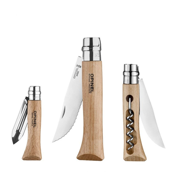 Ніж складаний Набір ножів, Набір складних ножів /Sandvik 12C27/Viroblock - Opinel pnl002177