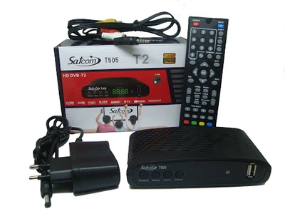 Т2 ресивер тюнер Satcom T505AVC YouTube+IPTV