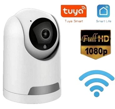 IP камера видеонаблюдения WiFi CAMERA Tuya TY-Y27, беспроводная поворотная панорамная камера, видеоняня