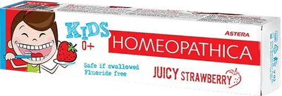 Зубна паста Astera Homeopathica Kids 0+ Соковита полуниця 50 мл (3800013519288)