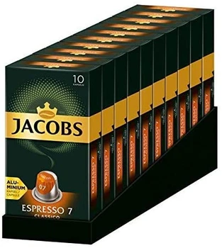 Кофе Jacobs Espresso 7 Classico, 100 капсул Nespresso