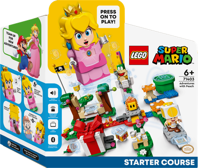 Zestaw klocków LEGO Super Mario Zestaw startowy Przygody z Peach 354 elementy (71403)