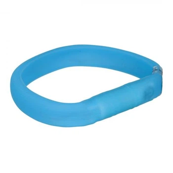 Нашийник для собак Trixie USB Flash Band USB М-L 50cм/30мм, що світиться, синій