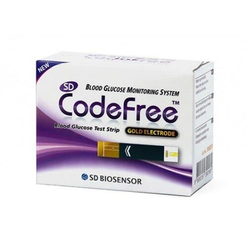 Тест-смужки на глюкозу SD CodeFree 50 шт