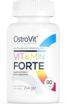 Витамины и минералы OstroVit Vit&Min Forte 90 таблеток (5902232617696)
