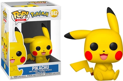 Фигурка Funko Pop Фанко Поп Покемон Пикачу сидит Pokemon Pikachu 10 см P GP 842