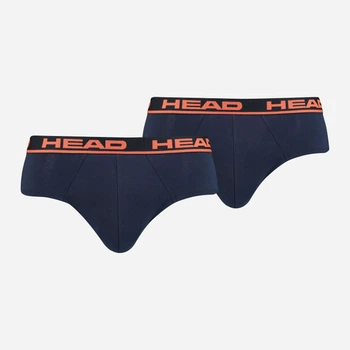 Набор трусов-слипы мужской HEAD Boxer Brief 100001753-003 M 2 шт Синий с оранжевым (8720245174657)