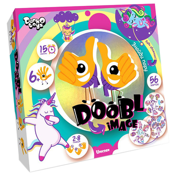 Розважальна настільна гра "Doobl Image" DBI-01-01U укр. мовою Єдинороги