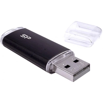 Флеш-накопитель Silicon Power USB2.0 8G Ultima U02 Black (SP008GBUF2U02V1K)