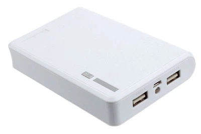 Корпус портативная зарядка Power Bank 4x18650 Белая