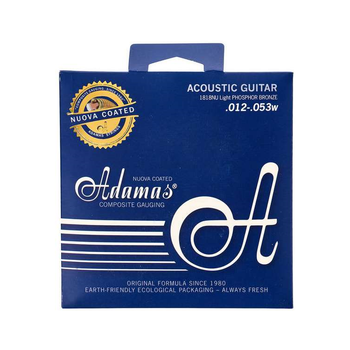 Струны для акустической гитары Adamas Nuova Coated 1818NU Super-Light